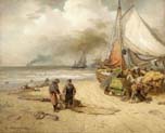 fisher at the beach